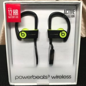Beats Powerbeats 3 Wireless Earphone Shock Yellow